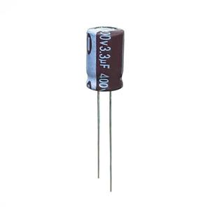خازن الکترولیت 3.3 میکروفاراد 400 ولت آکسبوم مدل TEC-330400 بسته 4 عددی