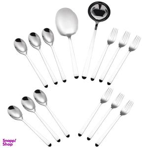 سرویس قاشق و چنگال 14 پارچه جی فی نی مدل 01