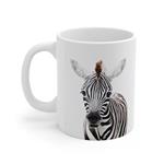 ماگ طرح حیوانات بانمک - گورخر Cute Animals - Zebra مدل NM1260