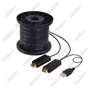 کابل HDMI افزایش روی بستر فیبر نوری 305 متر با قابلیت سه بعدی 3D HDMI cable 305M