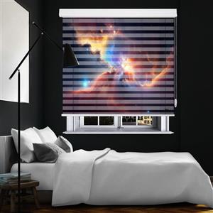 پرده زبرا زیو طرح کهکشان Galaxy-2 سایز 100x150 سانتی متر