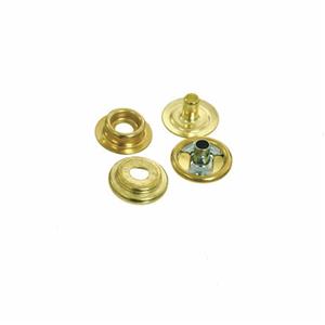 دکمه طرح آلفا طلایی کد GOL15AL بسته 100 عددی