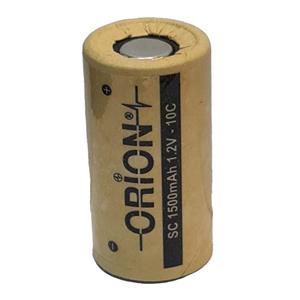 باتری نیکل کادمیوم اوریون مدل SC-1500-10C-HP ظرفیت 1500 میلی آمپر ساعت