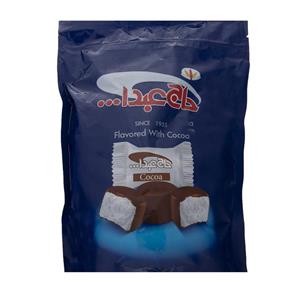 پشمک لقمه ای وانیلی با روکش کاکائویی حاج عبدالله مقدار 350 گرم Hajabdollah Chocolate Coated Vanilla Cotton Candy 350gr