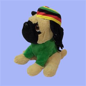 عروسک طرح سگ پاگ مکزیکی مدل Pugs and Kisses کد SZ9/612 ارتفاع 25 سانتی‌متر