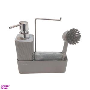 مخزن مایع ظرفشویی لیمون کد RM2125 به همراه استند و فرچه