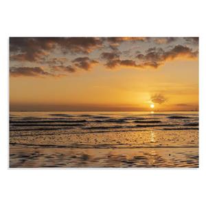 پوستر  طرح اقیانوس و غروب آفتاب Ocean Sunset Photography مدل NV0900 
