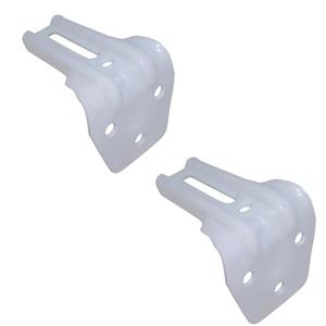 پایه نگهدارنده میله پرده مدل دیواری L8 بسته دو عددی