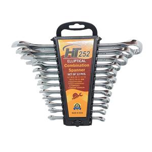 آچار یکسر تخت و یکسر رینگی اچ تی 252 مدل ATR 12  N بسته 12 عددی