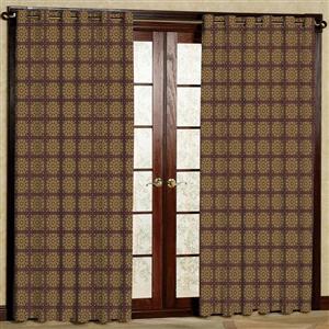 پرده مدل چهارخونه مخمل پانچی کد 4089 سایز 200x140 سانتی متر