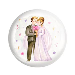 مگنت خندالو مدل عروس و داماد کد 29627