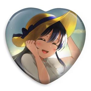 پیکسل خندالو طرح اومی سونادا انیمه لاو لایو Love Live مدل قلبی کد 18293