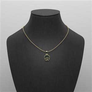 گردنبند طلا 18 عیار زنانه مدوپد مدل اسب آبی کد B3-1-1219