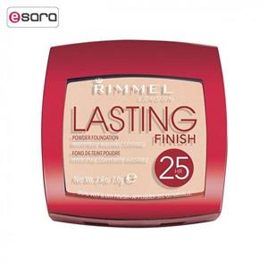 پودر فشرده ریمل لاندن سری Lasting Finish  شماره 01 Rimmel London Lasting Finish Powder Foundation 01