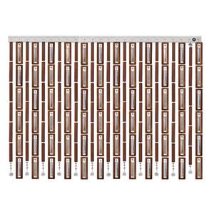پرده آریا کریستال مدل چوبی سایز 120x250 سانتی متر
