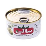 کنسرو ماهی تون در روغن زیتون با زیتون 180 گرمی سالی