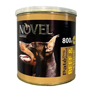 کنسرو غذای سگ نوول لوکس مدل BeefTripe وزن 800 گرم بسته 6 عددی