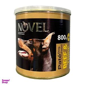کنسرو غذای سگ نوول لوکس مدل BeefTripe وزن 800 گرم بسته 6 عددی