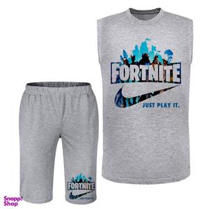 ست تاپ و شلوارک مردانه مدل فورتی نایت N185