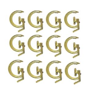 ملزومات پرده مدل گیره ریل گریبر بسته 12 عددی