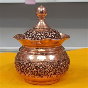 قندان مسی مدل رز  کد ZH268.3