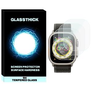 محافظ صفحه نمایش شیشه‌ای گلستیک مدل SH-GL مناسب برای ساعت هوشمند هاینو تکو T94 Ultra Max بسته سه عددی