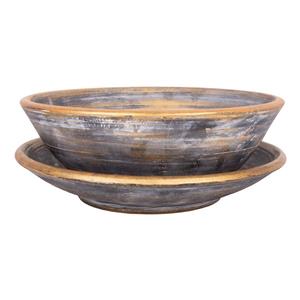 کاسه و بشقاب سفالی دکوپات مدل 001