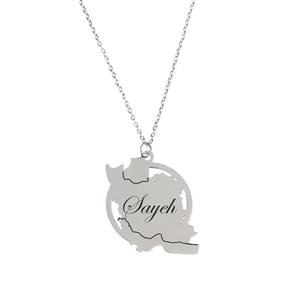 گردنبند زنانه گیلواره زراوشان مدل ایران طرح اسم سایه کد ER 115