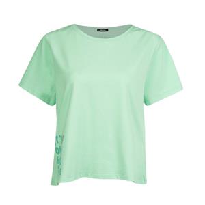 تی شرت استین کوتاه زنانه جوتی جینز مدل یقه گرد کد 1551257 رنگ سبز روشن 
