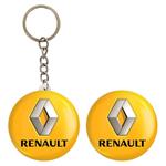 پیکسل خندالو مدل رنو Renault کد 23419 به همراه جاکلیدی