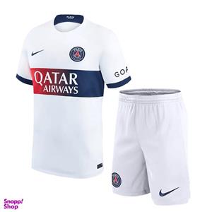 ست تی شرت آستین کوتاه و شلوارک ورزشی مردانه مدل پاریس Away 2024