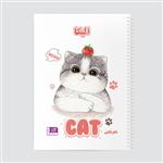 دفتر نقاشی حس آمیزی طرح گربه مدل الیکا کد cat