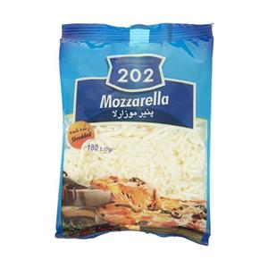 پنیر موزارلا رنده شده 180 گرمی 202 202 Mozzarella Pizza Cheese 180 gr