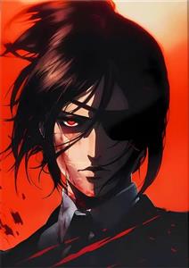 پوستر مدل Attack on titan