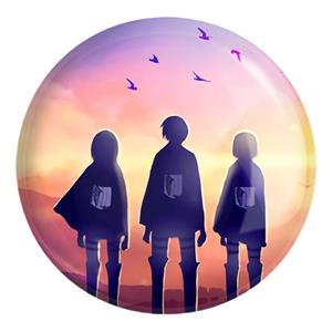 پیکسل خندالو طرح میکاسا و ارن و آرمین انیمه اتک آن تایتان Attack on Titan کد 11053 مدل بزرگ
