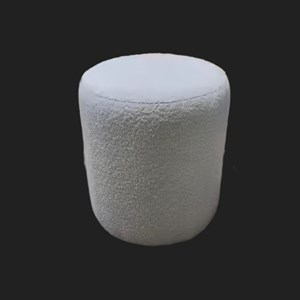 پاف مدل گرد باپارچه تدی