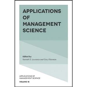 کتاب Applications of Management Science اثر جمعی از نویسندگان انتشارات Emerald Publishing Limited 