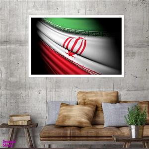 تابلو بکلیت طرح پرچم مقدس ایران مدل W-11394