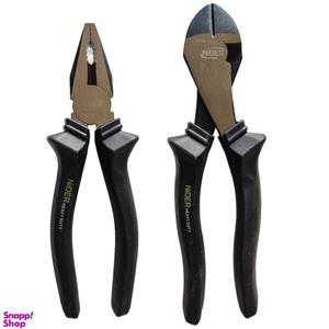 انبر دست و سیم چین  نیدر کد HEAVY DUTY CR-V 08 سایز 8 اینچ مجموعه 2 عددی