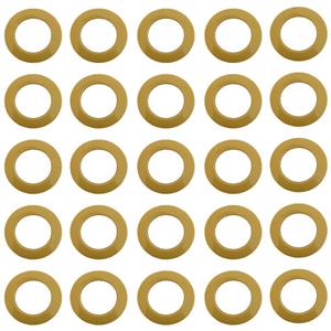 حلقه چوب پرده مدل پانچ رنگی بسته 25 عددی