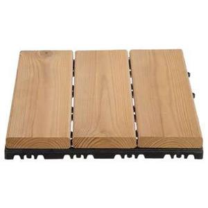 کفپوش مدل تایل ترموود 3 ردیفه سایز 30x30 سانتی متر