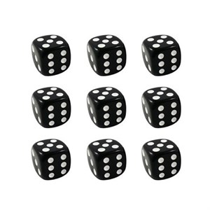 تاس بازی دیجیاهی مدل Dice مجموعه 9 عددی