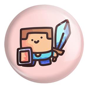 پیکسل خندالو طرح بازی ماینکرافت Minecraft کد 23267 مدل بزرگ