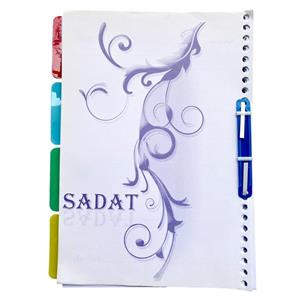 کاغذ کلاسوری سادات مدل 26 سوراخ بسته 100 عددی