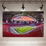 پوستر دیواری طرح ورزشگاه فوتبال مدل استادیوم آلیانز آرنا مونیخ آلمان کد AR10729