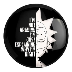 پیکسل خندالو طرح ریک و مورتی Rick and Morty کد 3212 مدل بزرگ