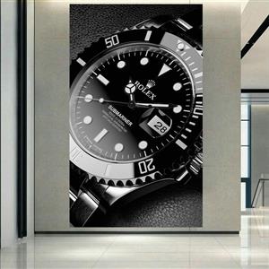 پوستر پارچه ای طرح ساعت رولکس مدل Rolex Submariner کد AR30579 