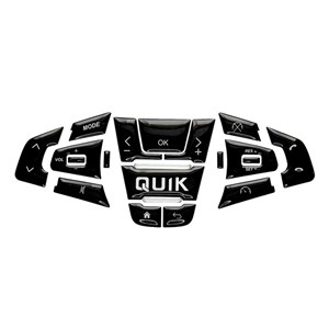 ماکت کلیدهای کروز و مدیا فرمان کرومی کوئیک اس مدل Black402 کد183
