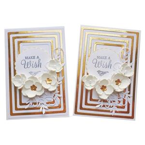 کارت پستال مدل Make a wish طرح لاکچری بسته 2 عددی