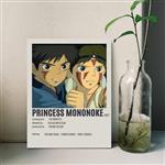 تابلو شاسی مدل انیمه شاهزاده مونونوکه princess mononoke کد 1219 